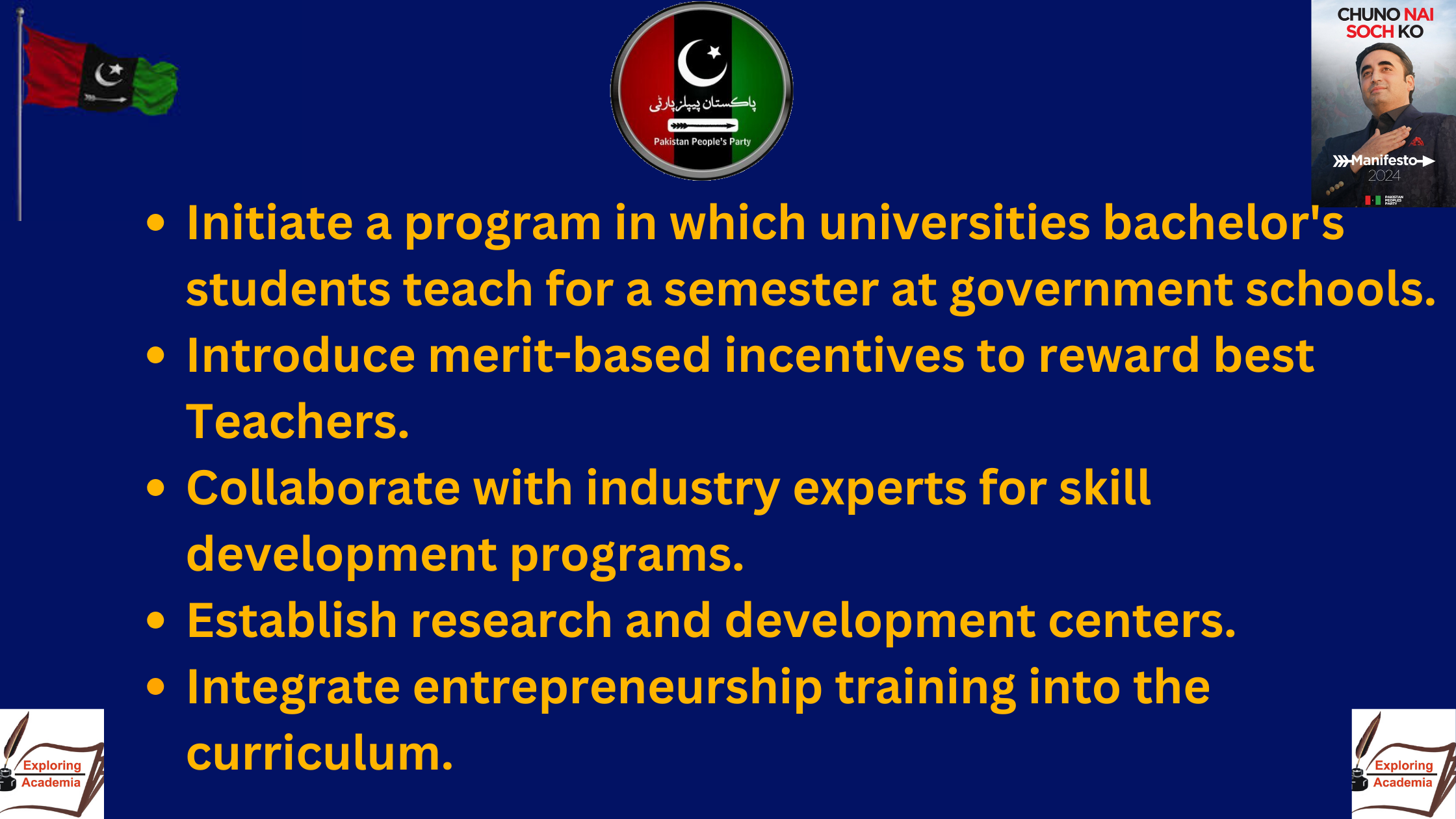 How Political Parties in Pakistan Prioritize Higher Education and Universities in their Election Manifestos