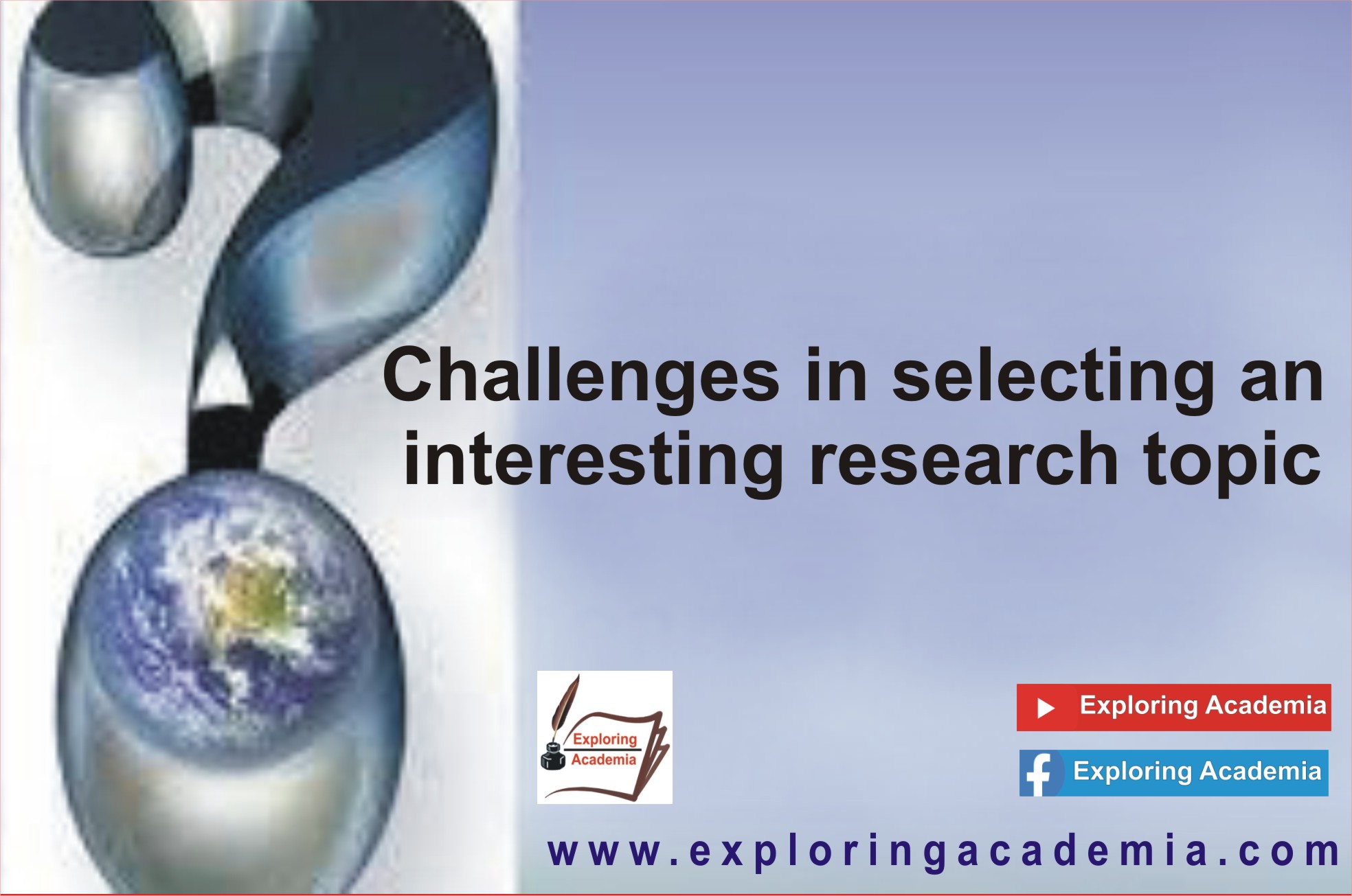 Challenges in selecting an interesting research topic