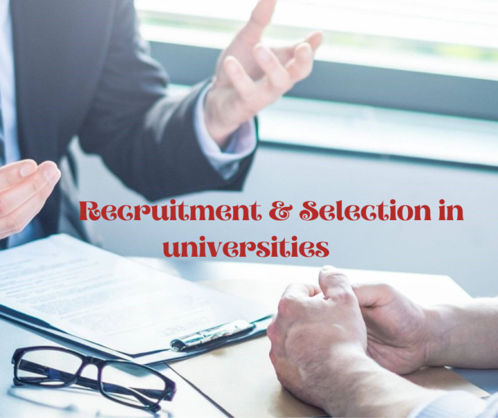 Recruitment and Selection in the universities: Key findings of my PhD dissertations