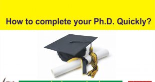 How to complete your Ph.D. quickly?