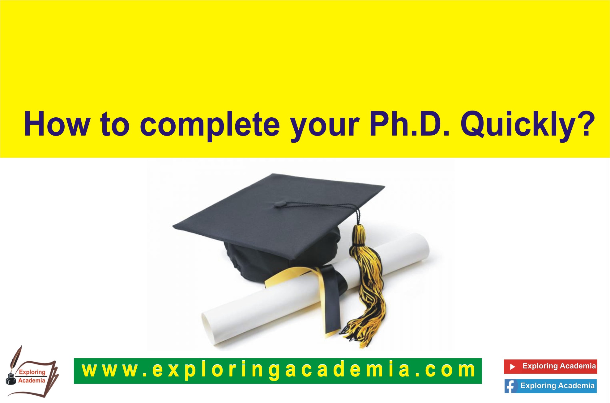 How to complete your Ph.D. quickly?