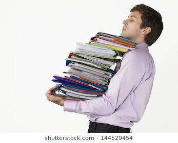 The manual filing system in government offices