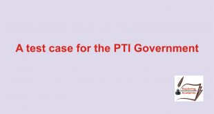 A test case for the PTI Government