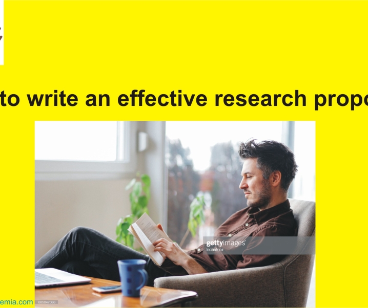 How to write an effective research proposal?